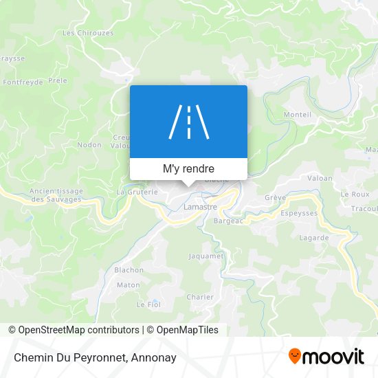 Chemin Du Peyronnet plan