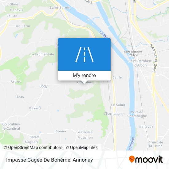 Impasse Gagée De Bohème plan