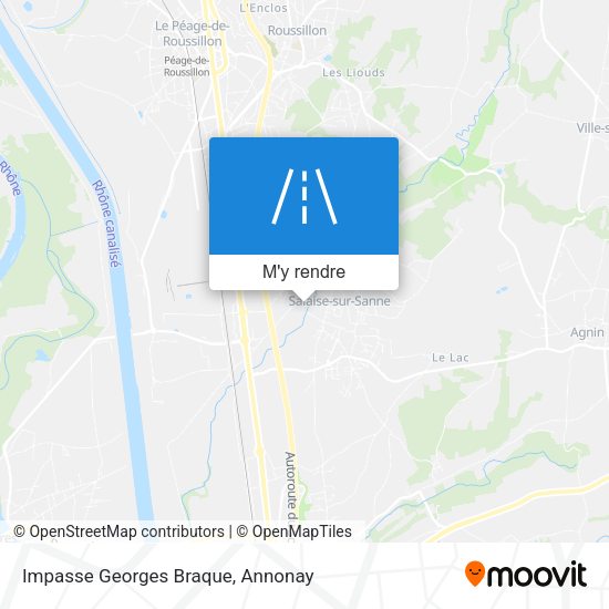 Impasse Georges Braque plan