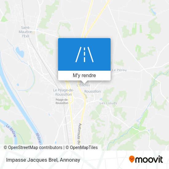 Impasse Jacques Brel plan
