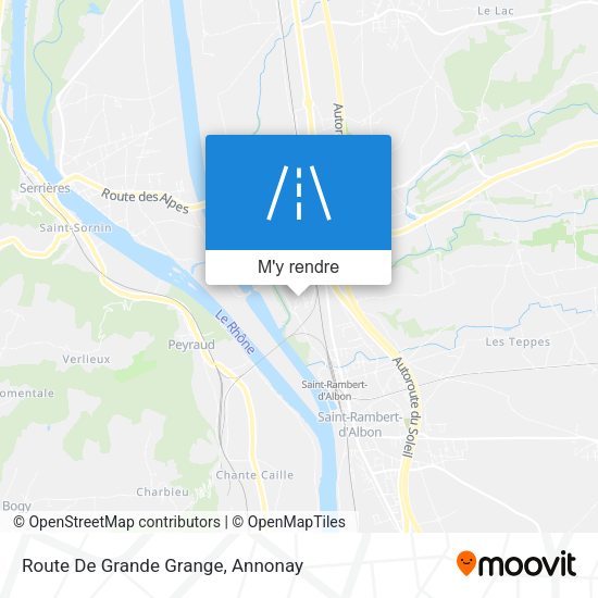 Route De Grande Grange plan