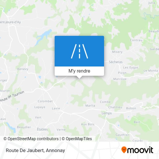 Route De Jaubert plan