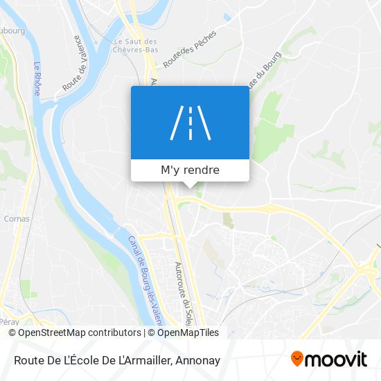 Route De L'École De L'Armailler plan