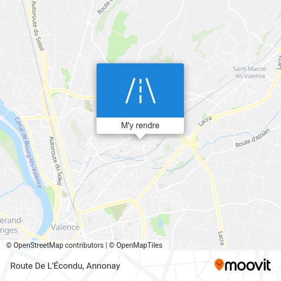 Route De L'Écondu plan