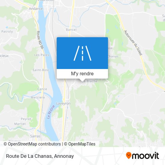 Route De La Chanas plan