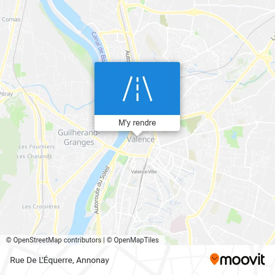 Rue De L'Équerre plan