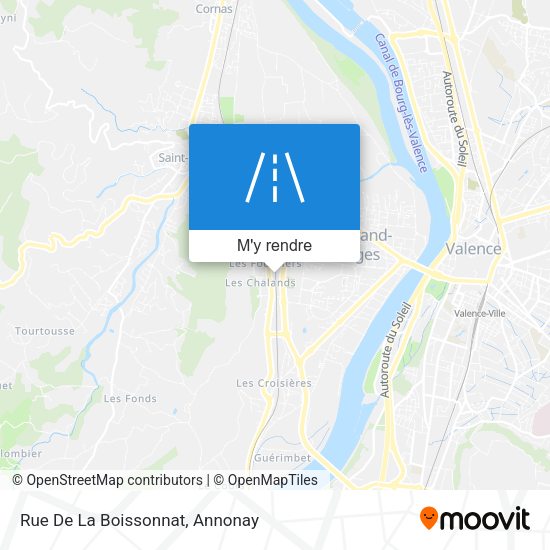 Rue De La Boissonnat plan