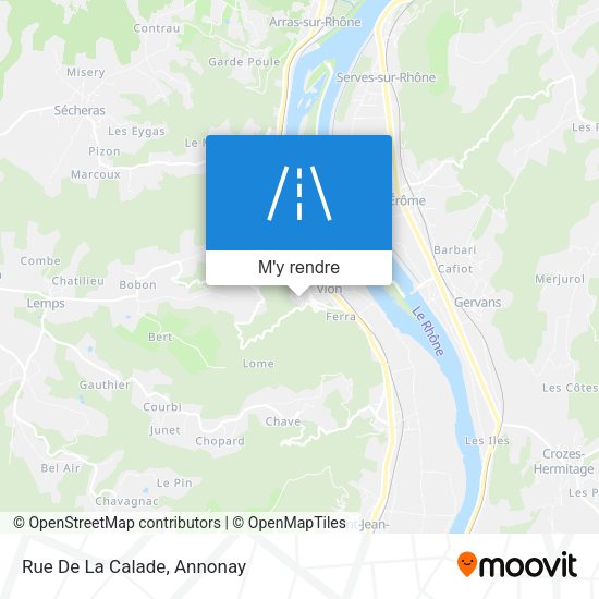 Rue De La Calade plan