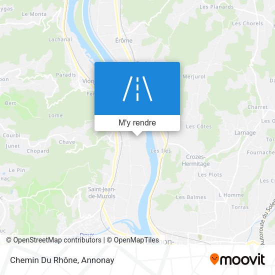 Chemin Du Rhône plan