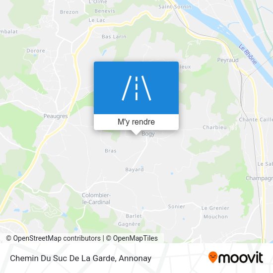 Chemin Du Suc De La Garde plan