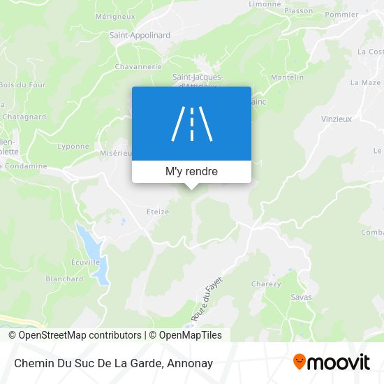 Chemin Du Suc De La Garde plan
