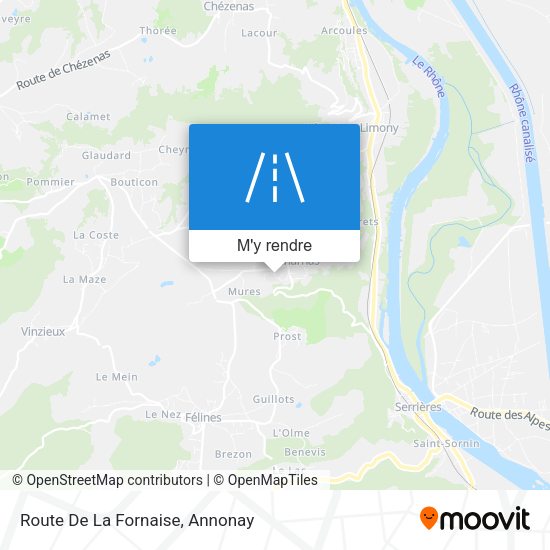 Route De La Fornaise plan