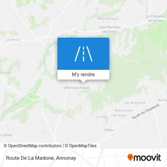 Route De La Madone plan