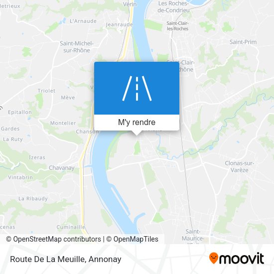 Route De La Meuille plan