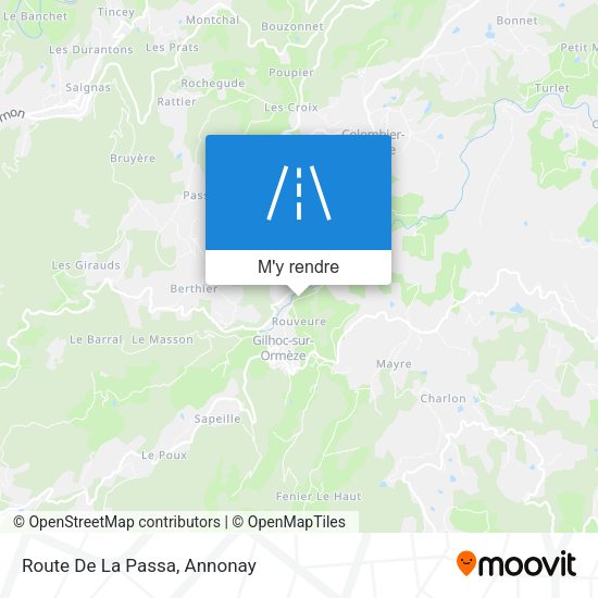 Route De La Passa plan