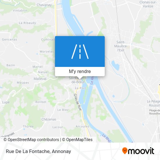 Rue De La Fontache plan
