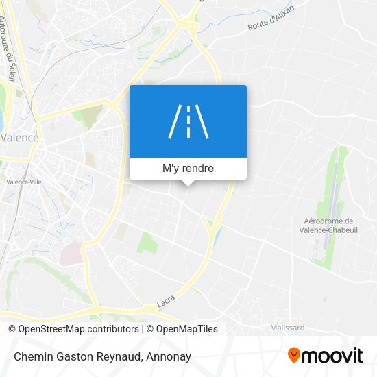 Chemin Gaston Reynaud plan