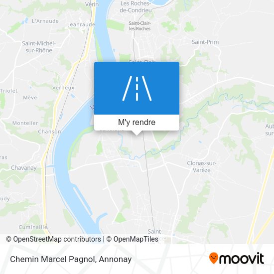 Chemin Marcel Pagnol plan