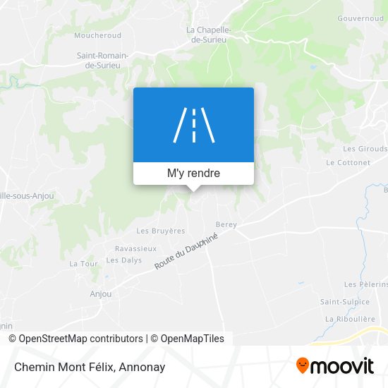 Chemin Mont Félix plan