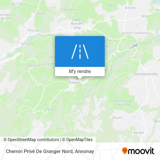 Chemin Privé De Granger Nord plan