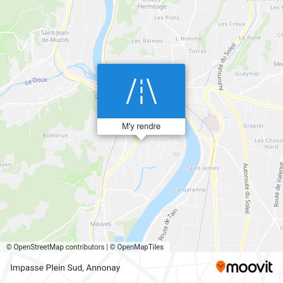Impasse Plein Sud plan