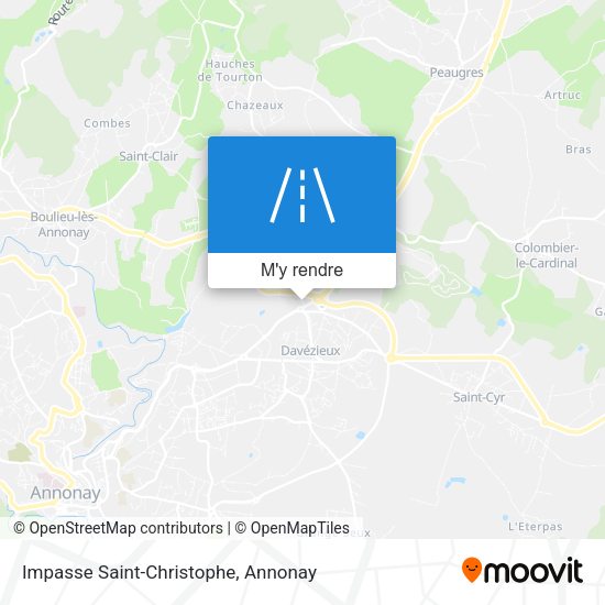 Impasse Saint-Christophe plan