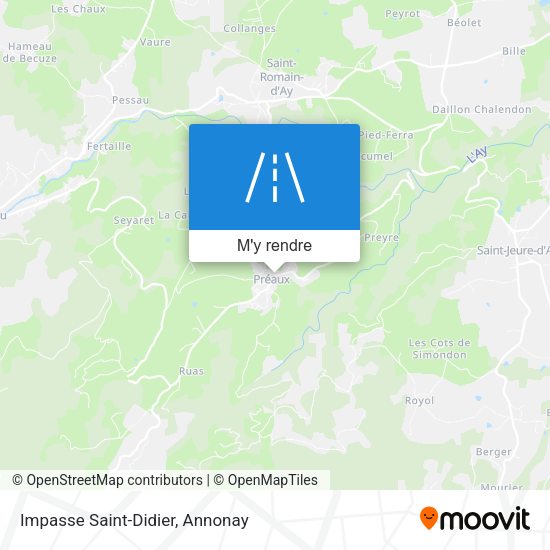 Impasse Saint-Didier plan