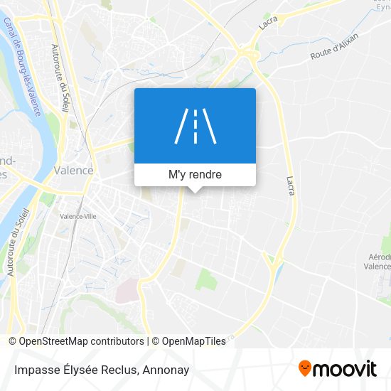 Impasse Élysée Reclus plan