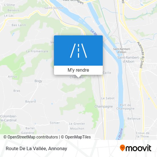 Route De La Vallée plan