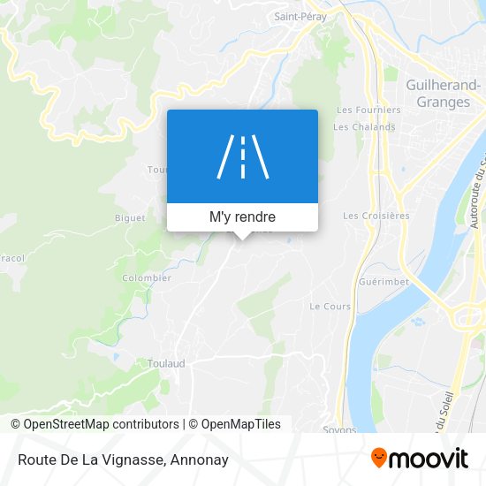 Route De La Vignasse plan