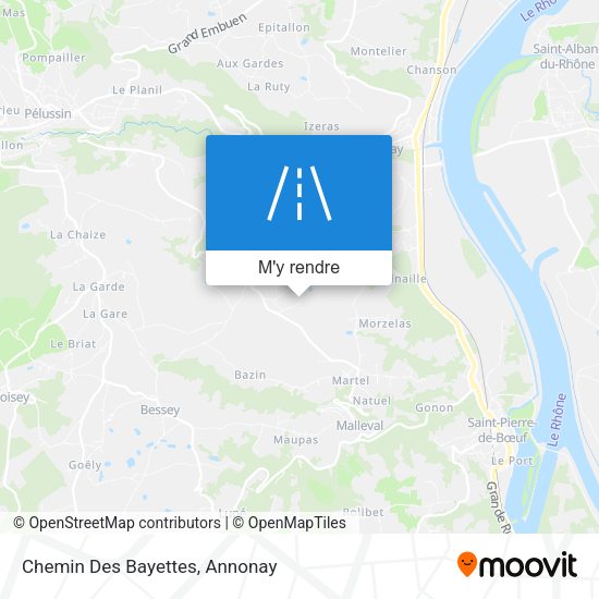 Chemin Des Bayettes plan