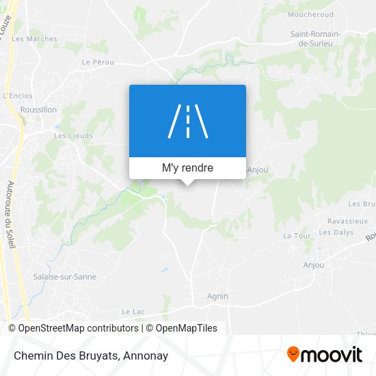 Chemin Des Bruyats plan