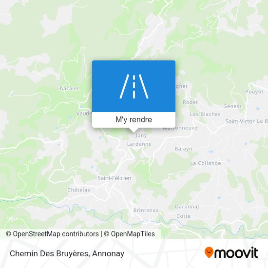 Chemin Des Bruyères plan