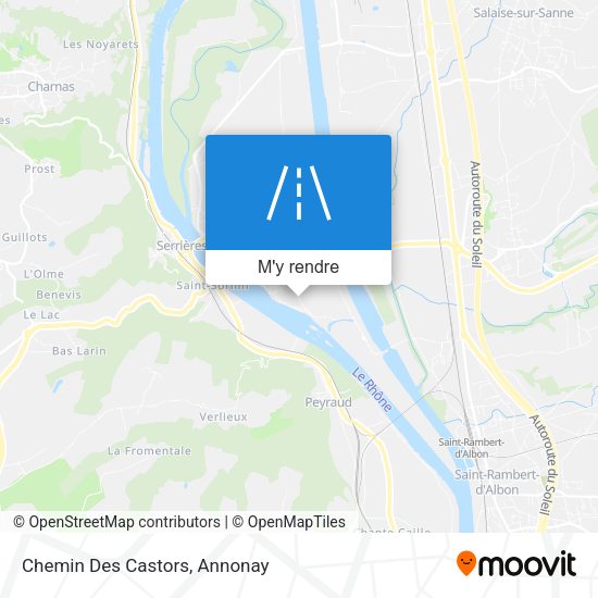 Chemin Des Castors plan