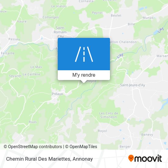 Chemin Rural Des Mariettes plan