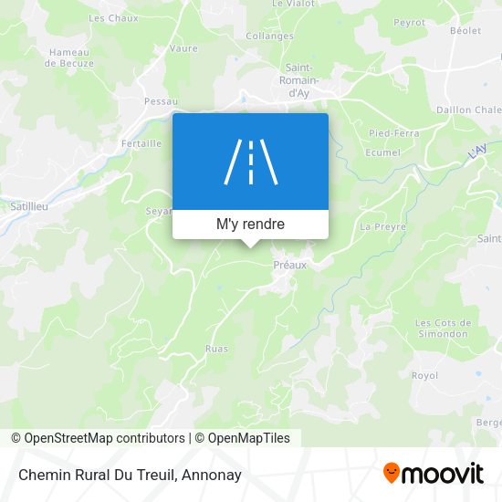 Chemin Rural Du Treuil plan