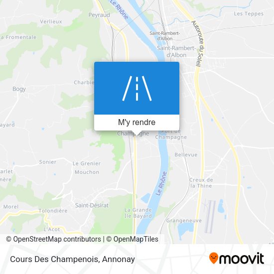 Cours Des Champenois plan