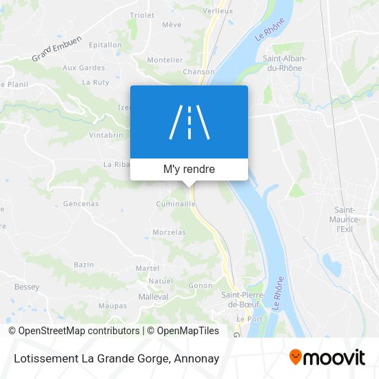 Lotissement La Grande Gorge plan