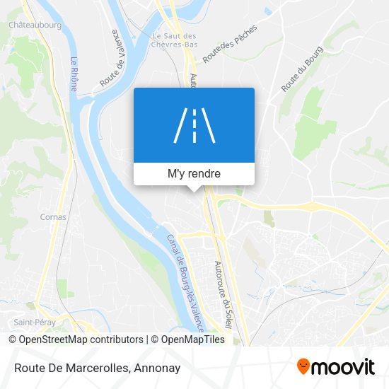 Route De Marcerolles plan