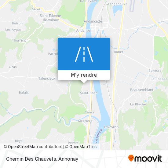 Chemin Des Chauvets plan