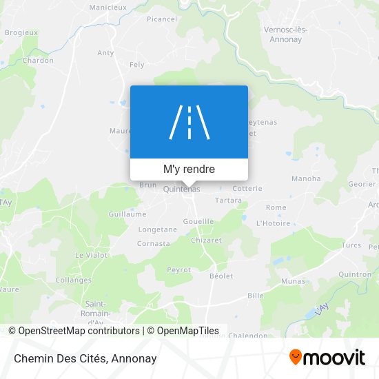 Chemin Des Cités plan