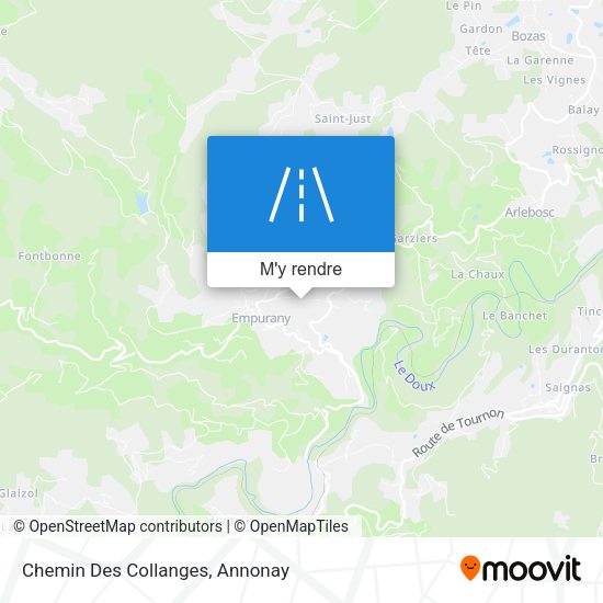 Chemin Des Collanges plan