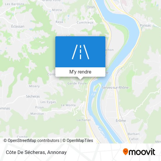 Côte De Sécheras plan