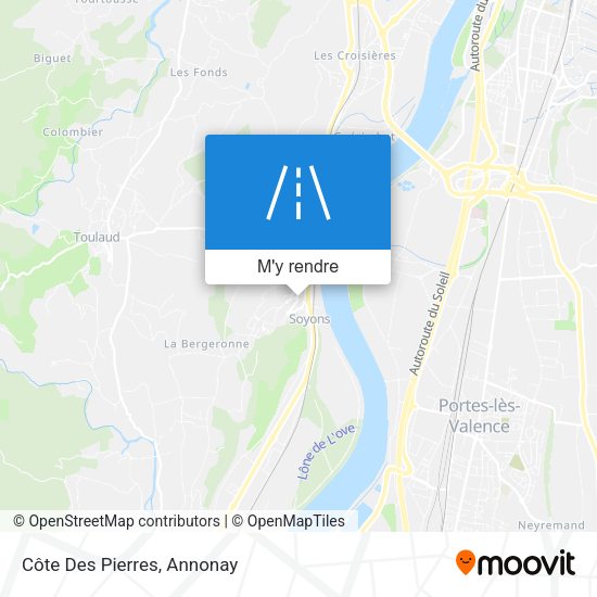 Côte Des Pierres plan