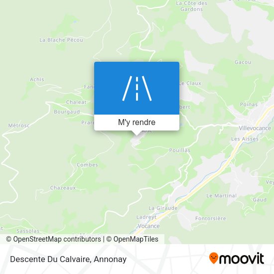 Descente Du Calvaire plan