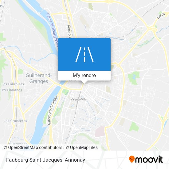 Faubourg Saint-Jacques plan