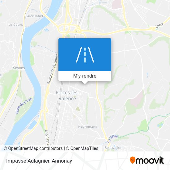Impasse Aulagnier plan
