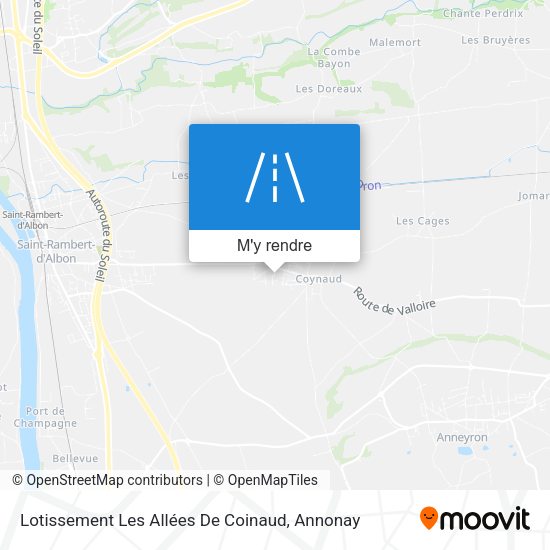 Lotissement Les Allées De Coinaud plan