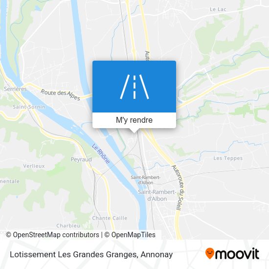 Lotissement Les Grandes Granges plan