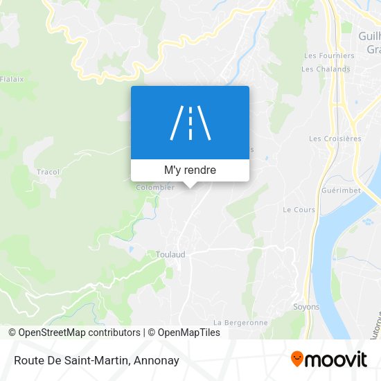 Route De Saint-Martin plan